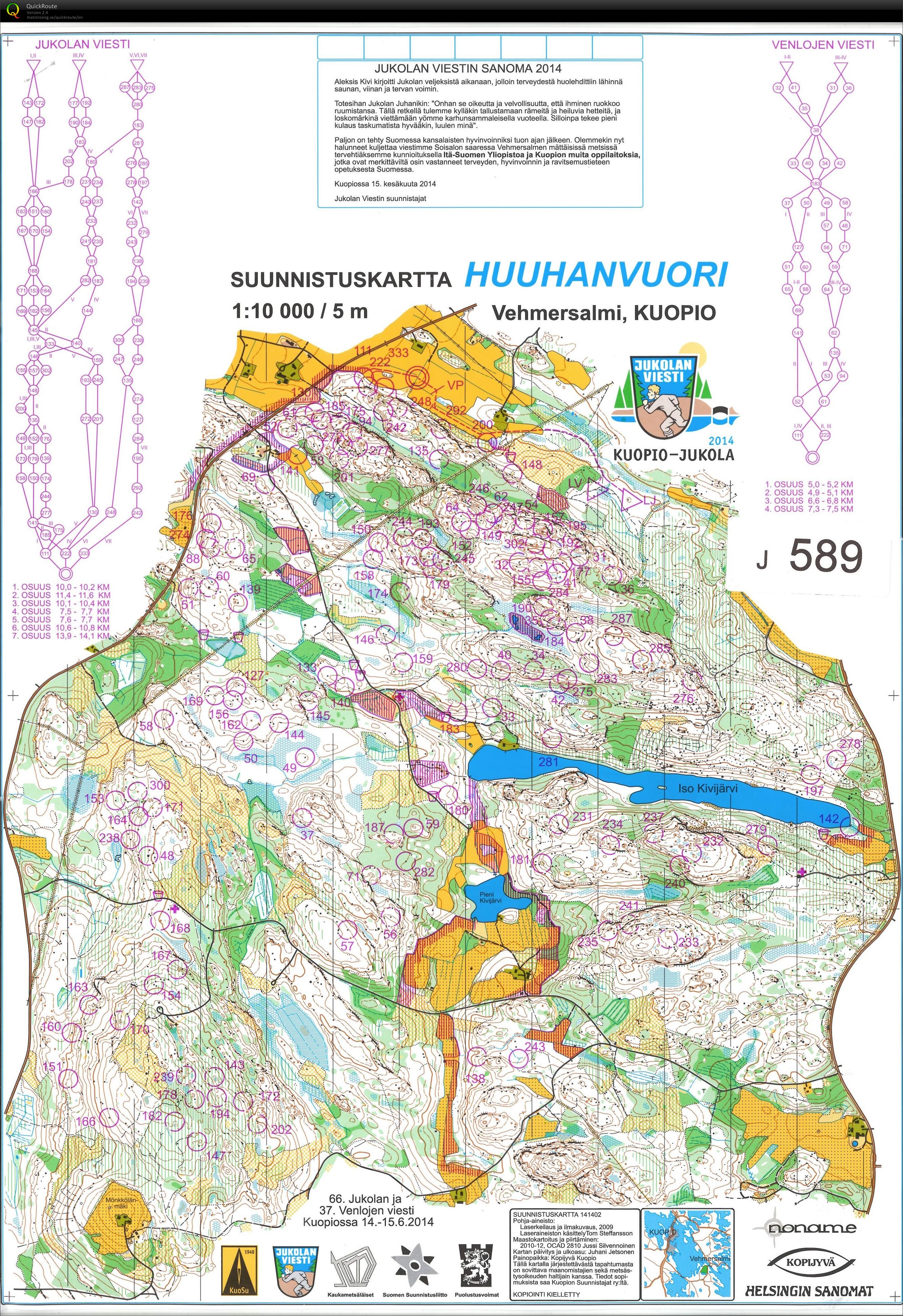 Jukola 2014 (14/06/2014)