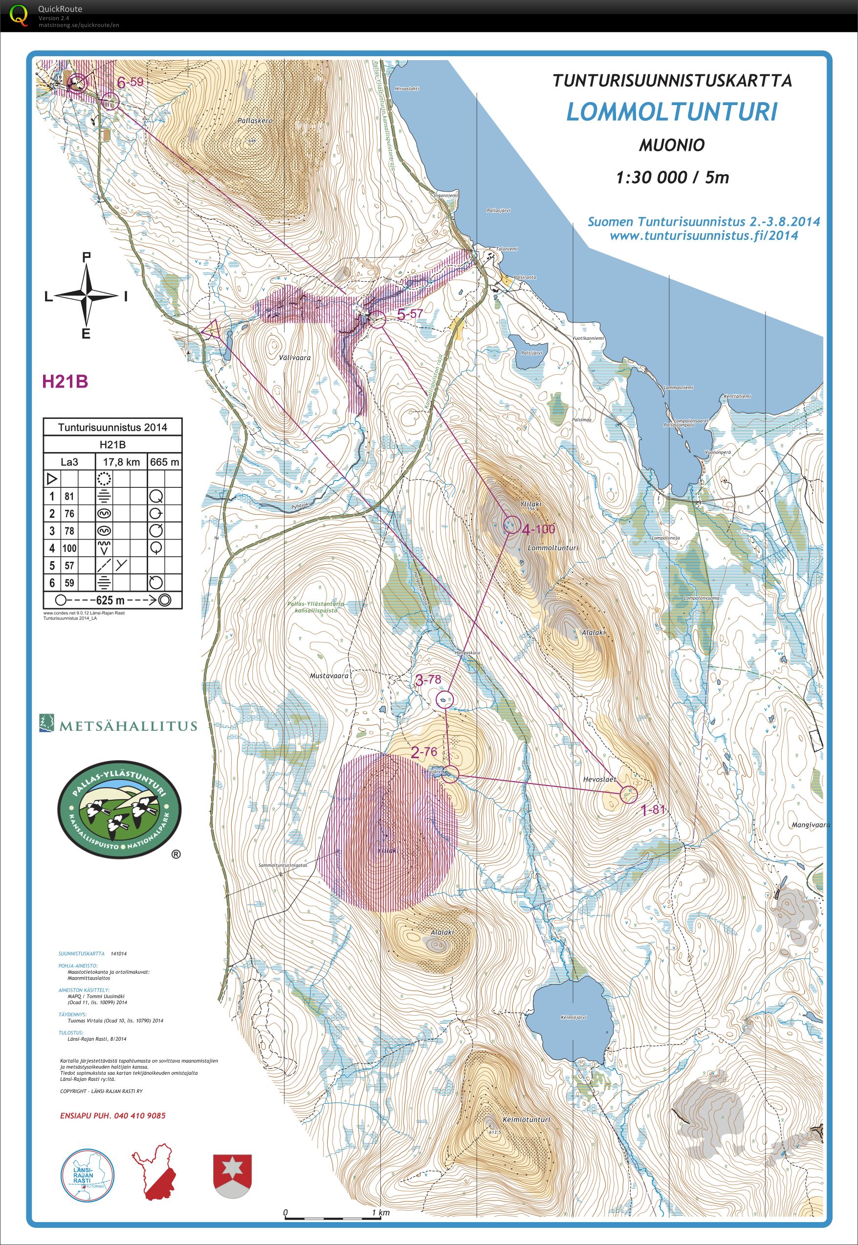 LammiMeronen Pallas H21B Day 1 (02/08/2014)