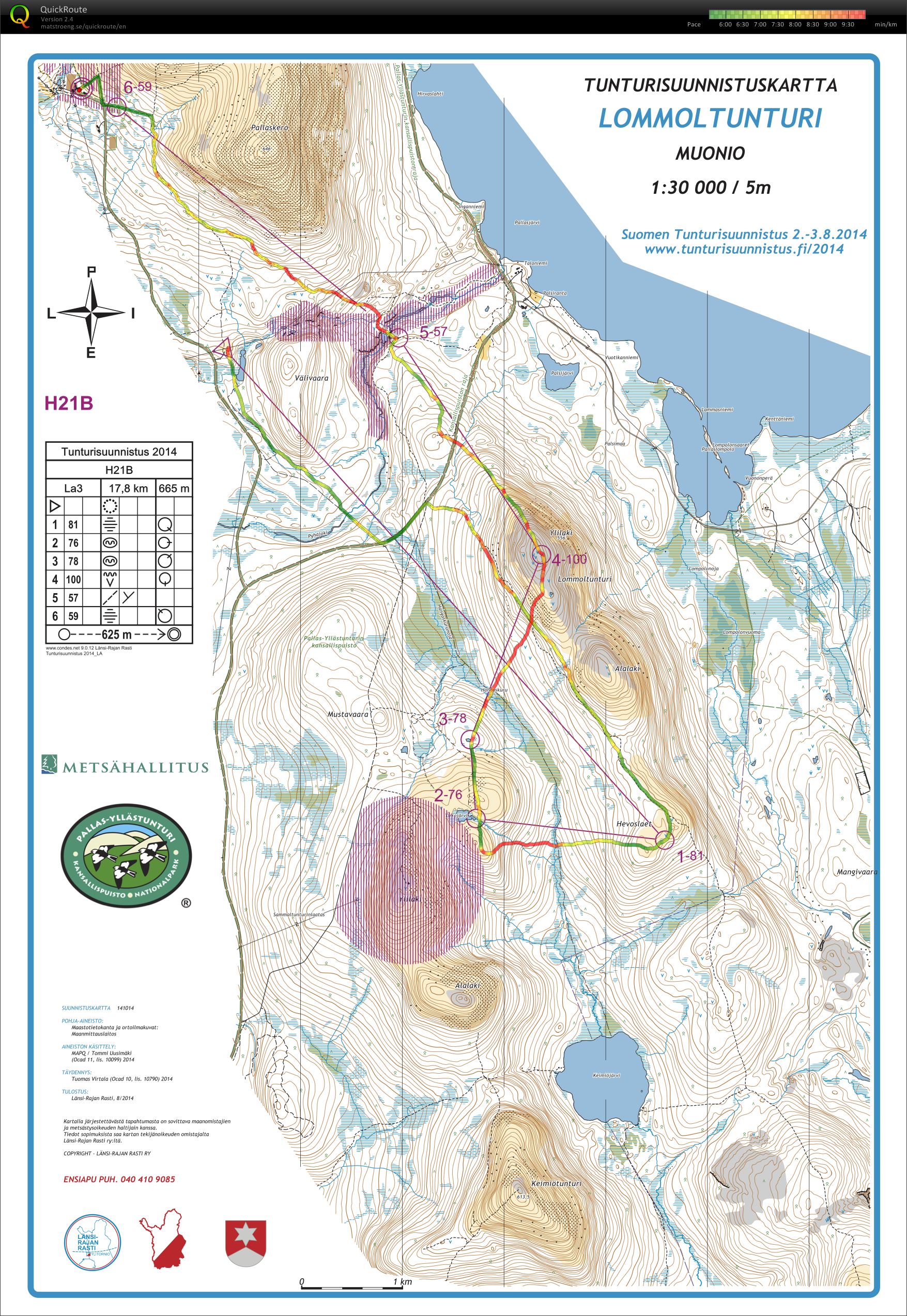 LammiMeronen Pallas H21B Day 1 (02/08/2014)