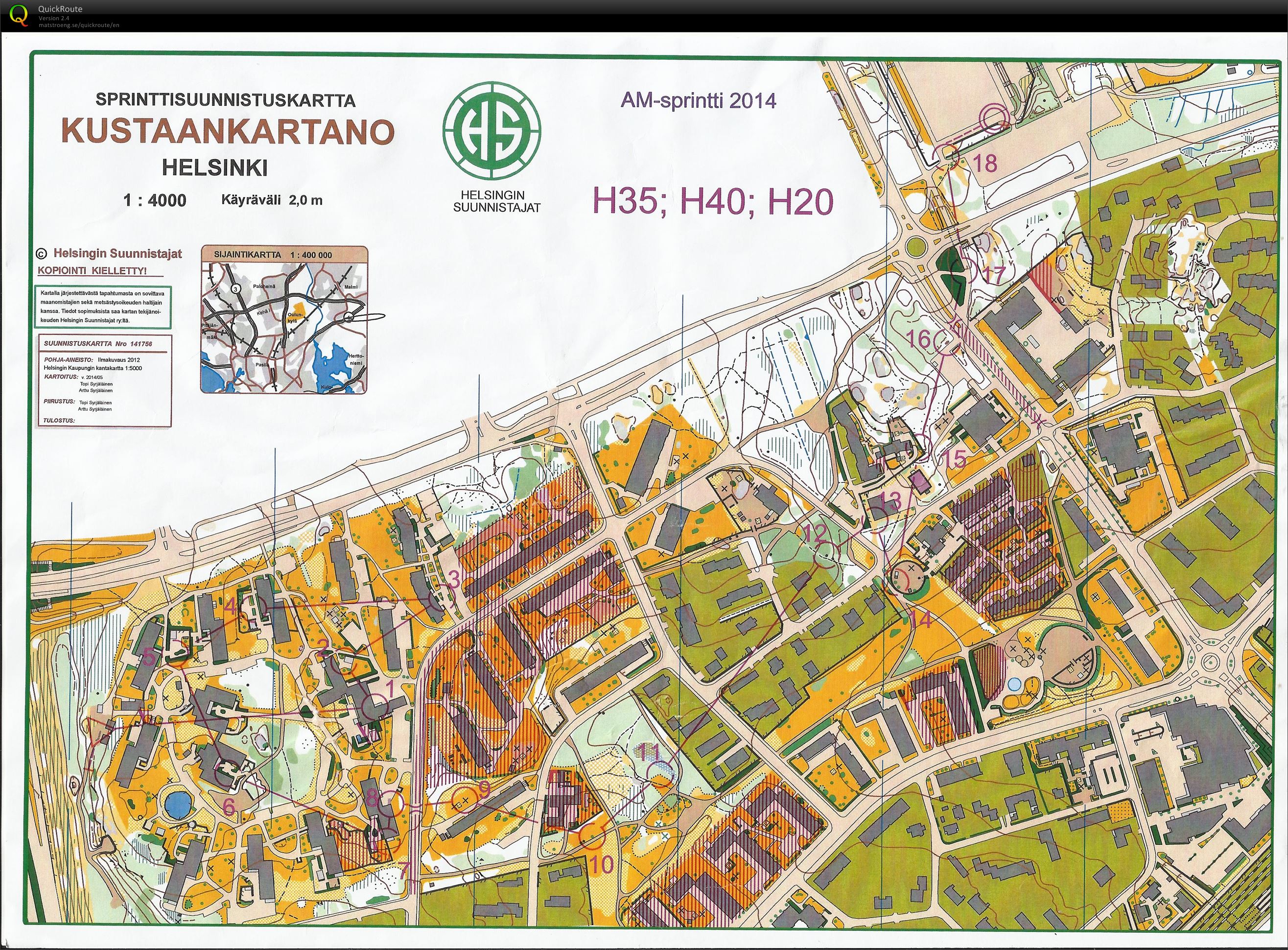 AM-Sprintti Uusimaa 2014 (10/09/2014)