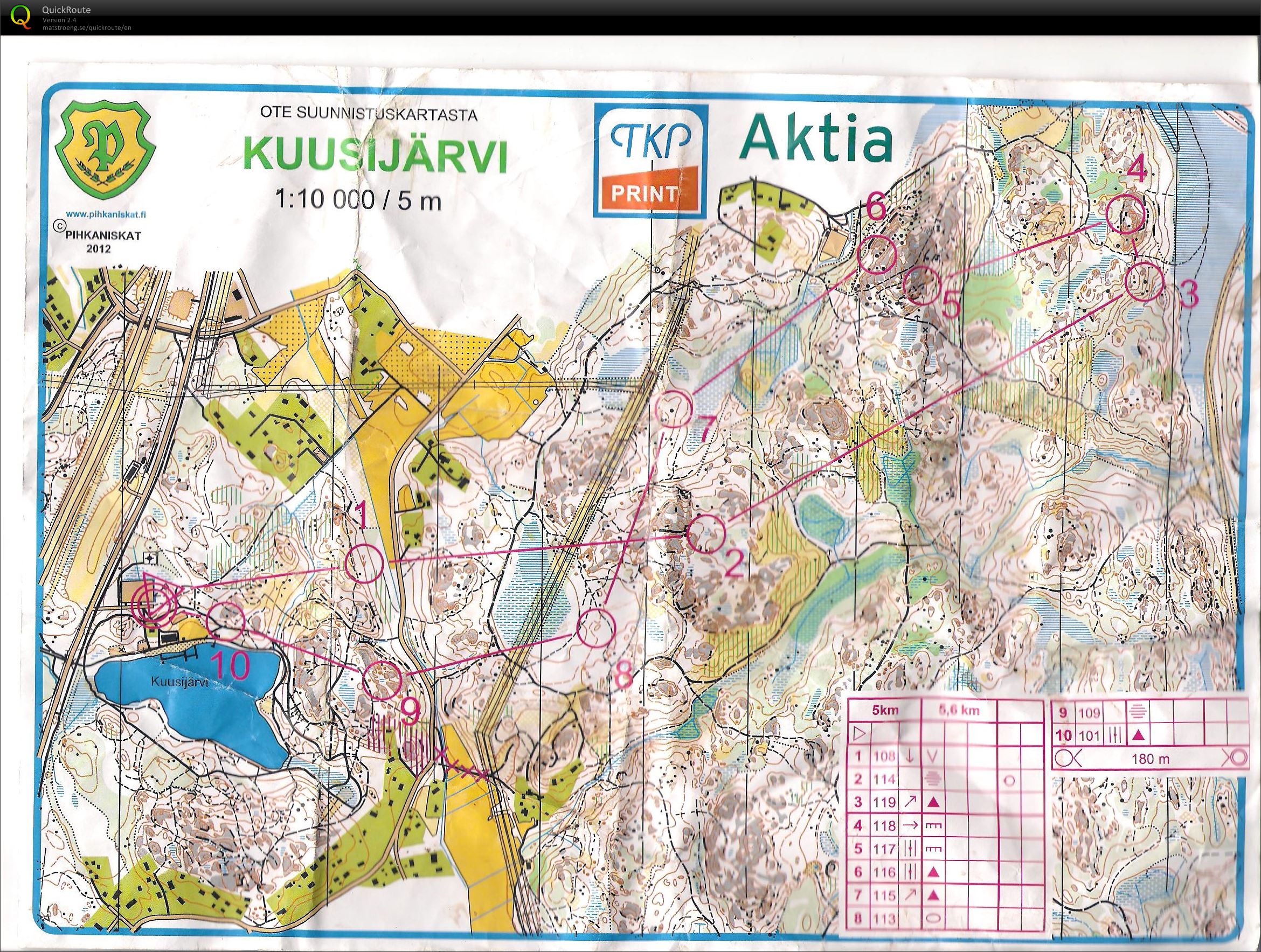 Kuusijärvi yö 1-10-2014 (01-10-2014)