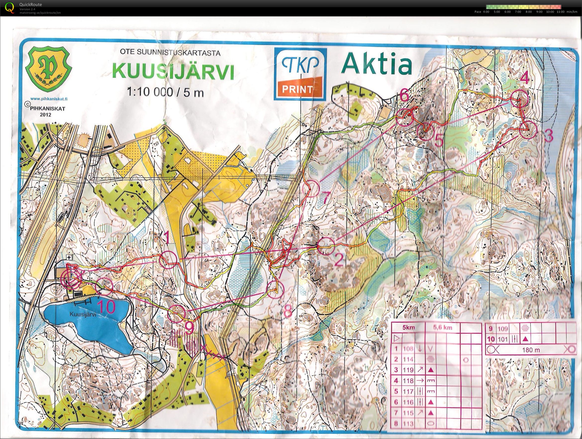 Kuusijärvi yö 1-10-2014 (01-10-2014)