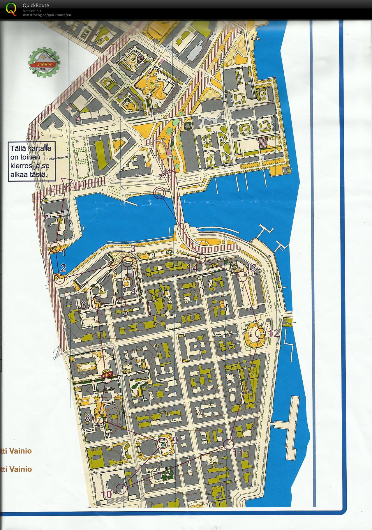 Korttelirastit Hakaniemi, kartta 2/2 (15/02/2015)