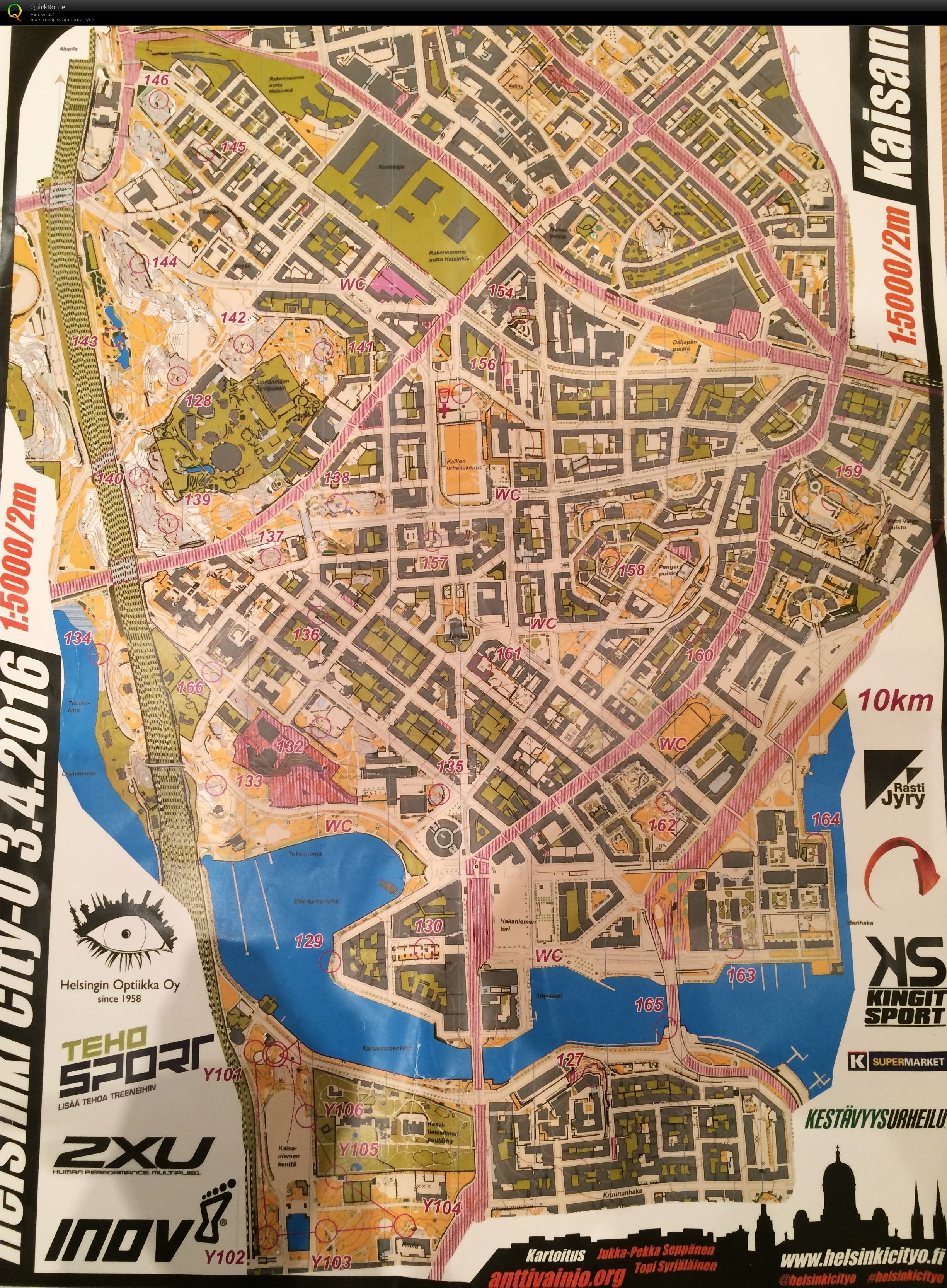 Helsinki City-O 2016 (03/04/2016)