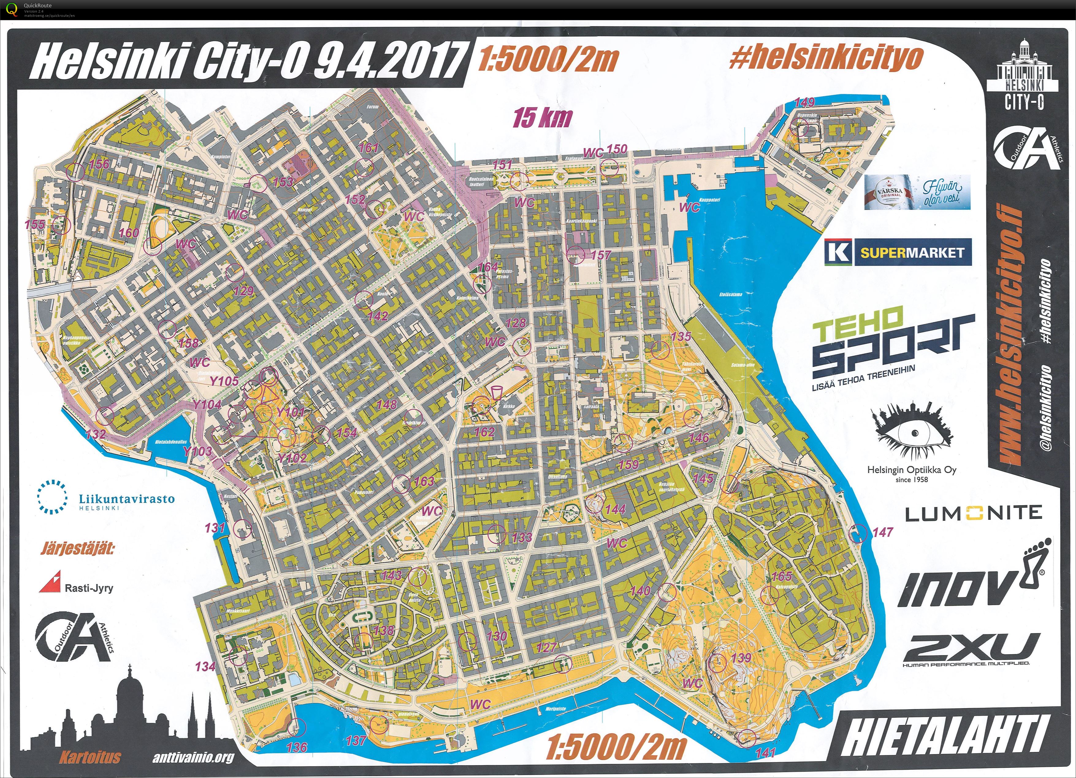Helsinki City-O 2017 (09/04/2017)