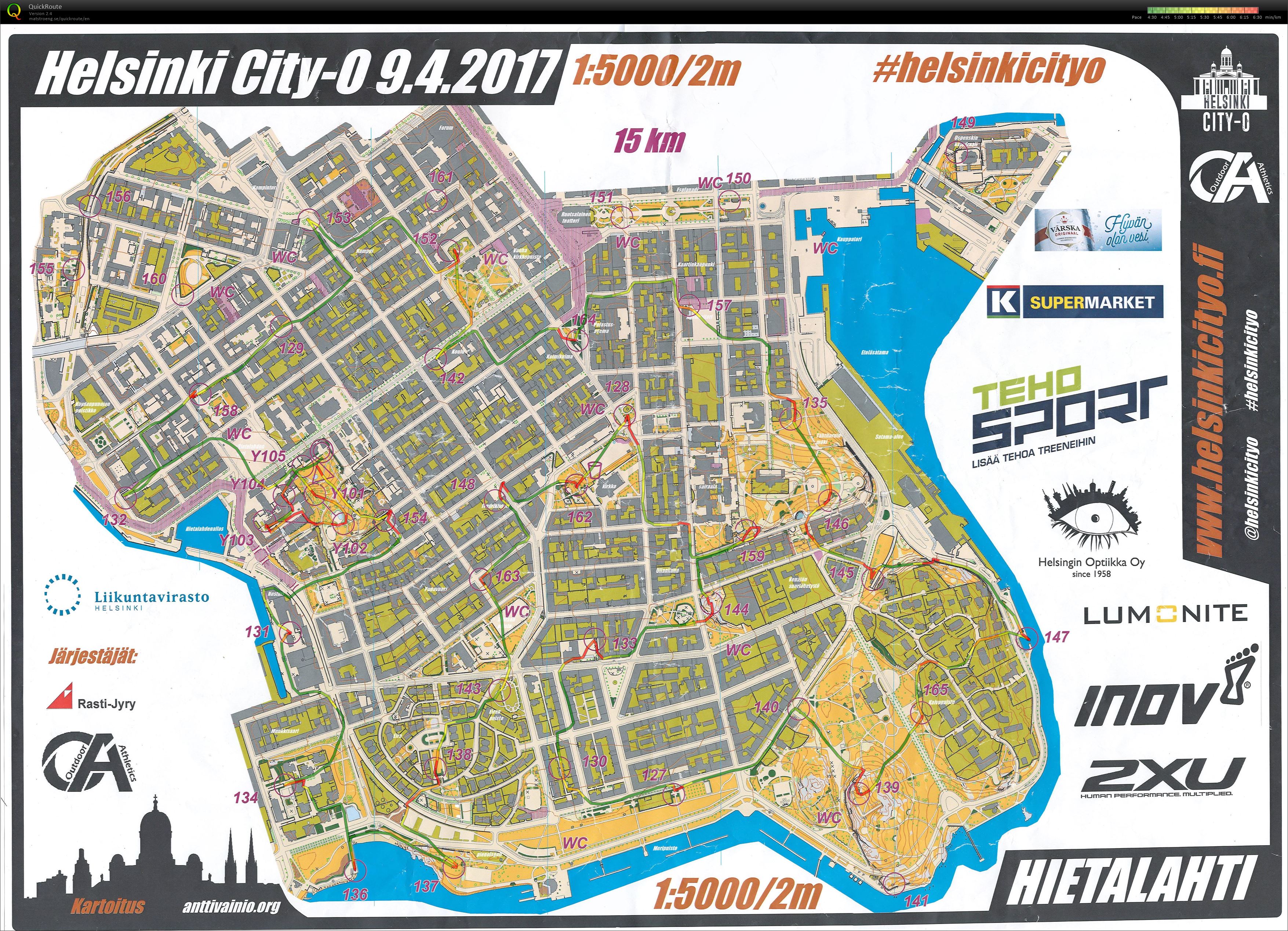 Helsinki City-O 2017 (09/04/2017)