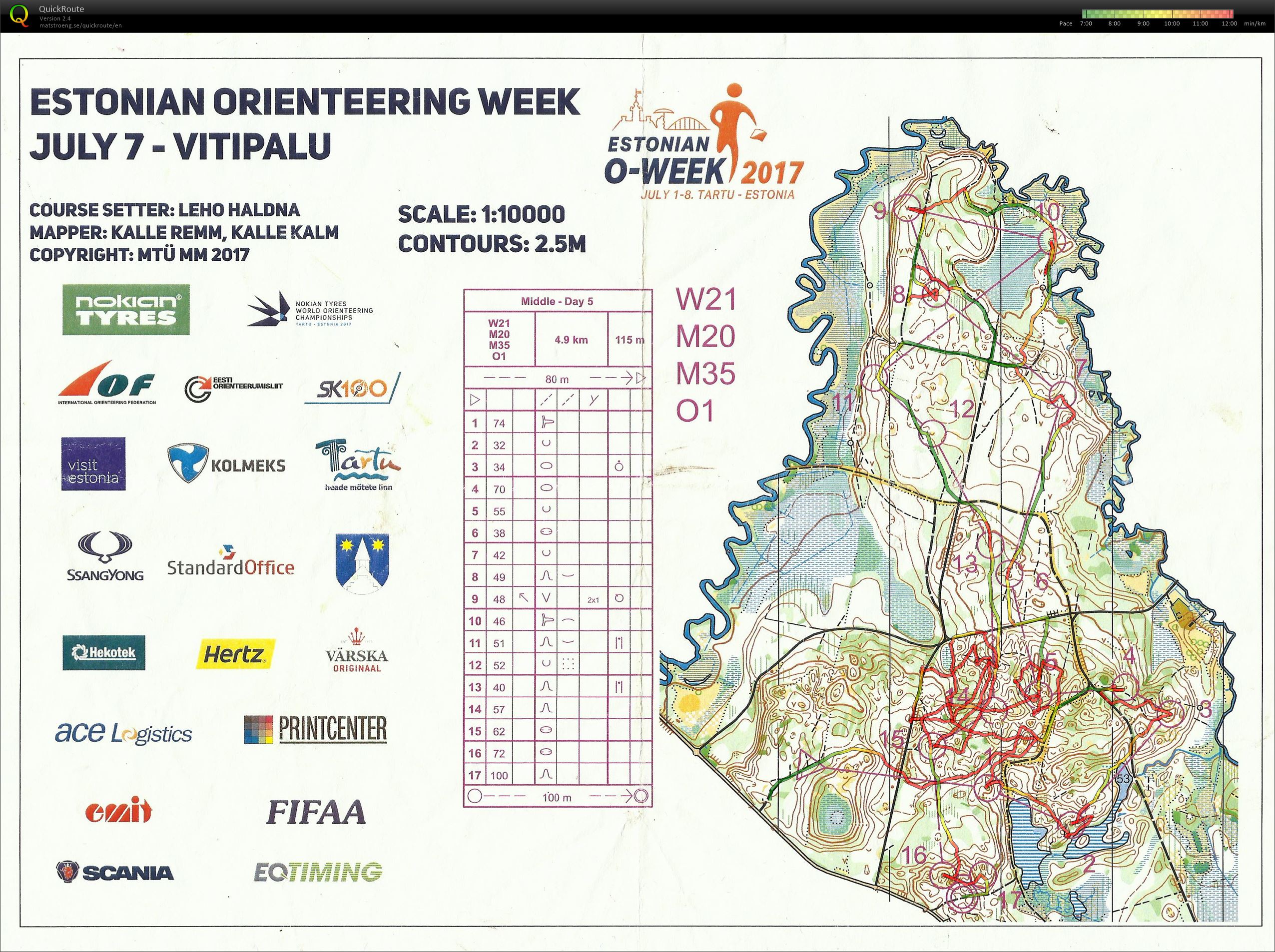 Estonian O-Week (07/07/2017)