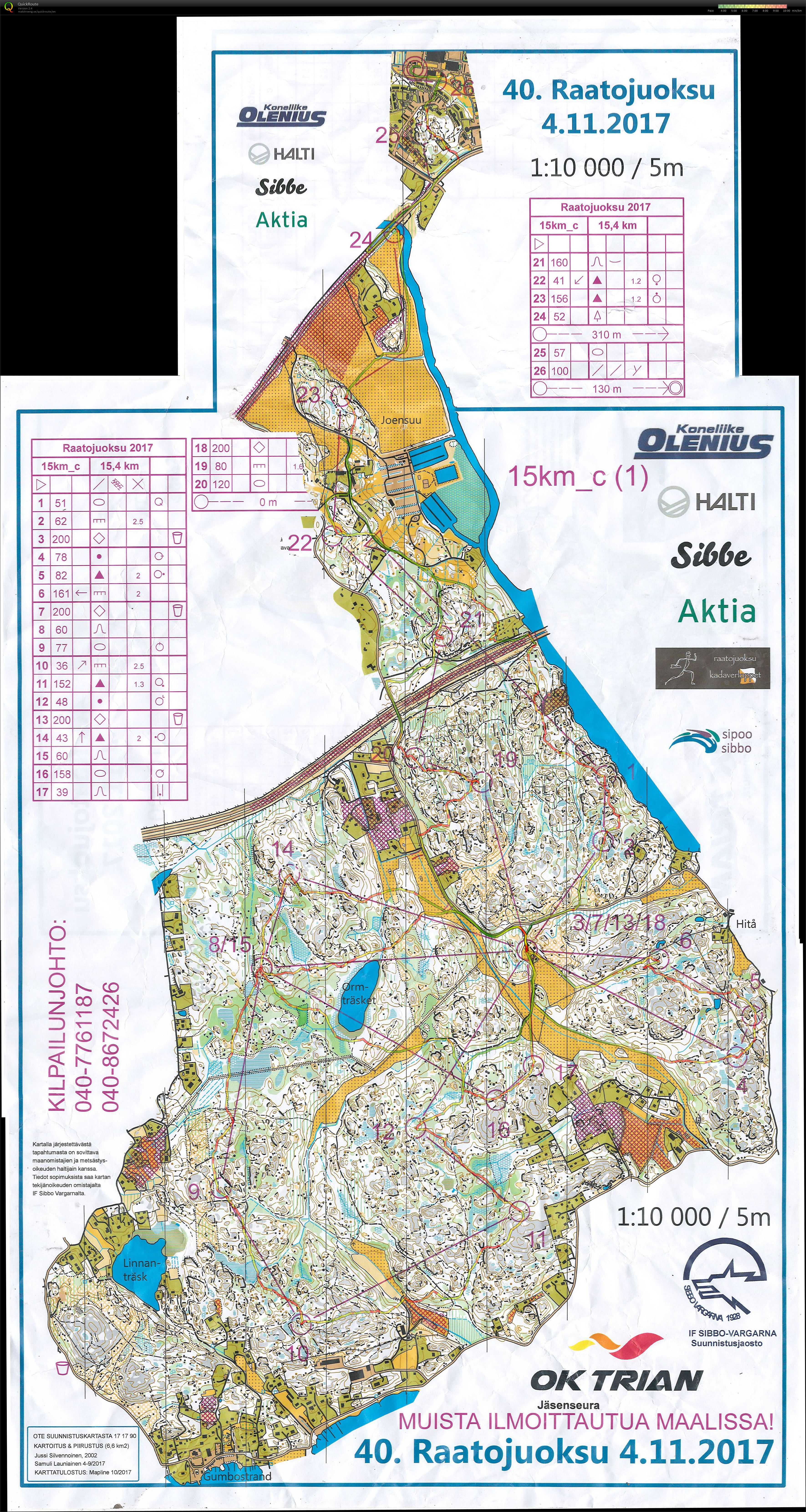 Raatojuoksu 2017 (04/11/2017)