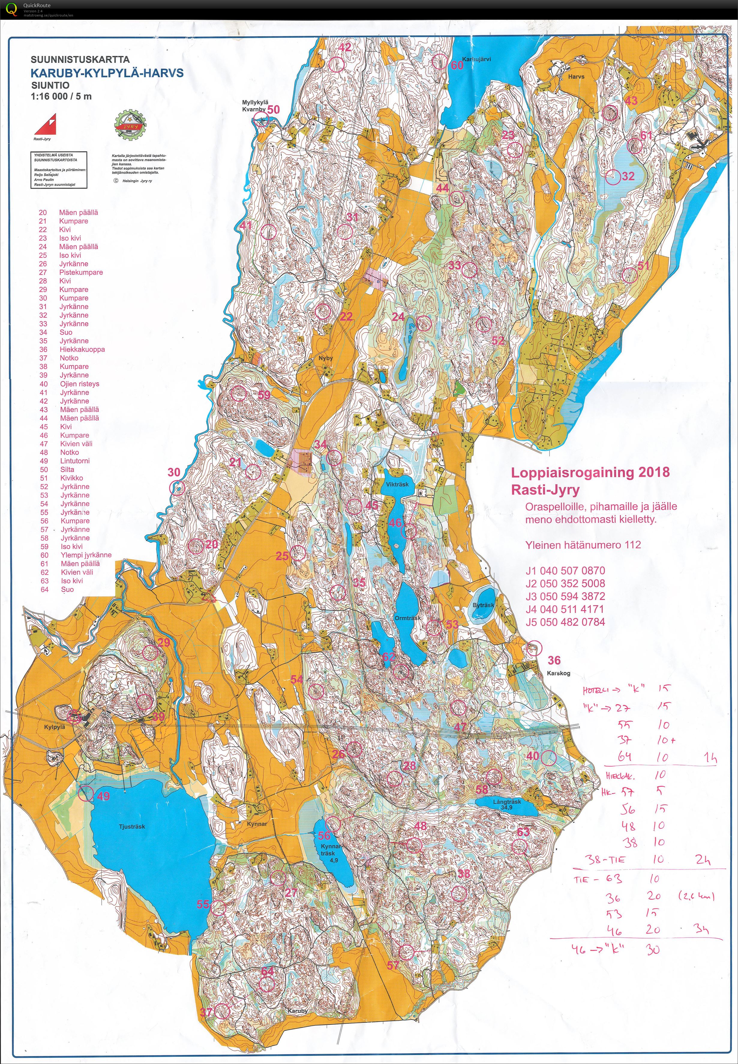 Loppiasrogaining (06/01/2018)