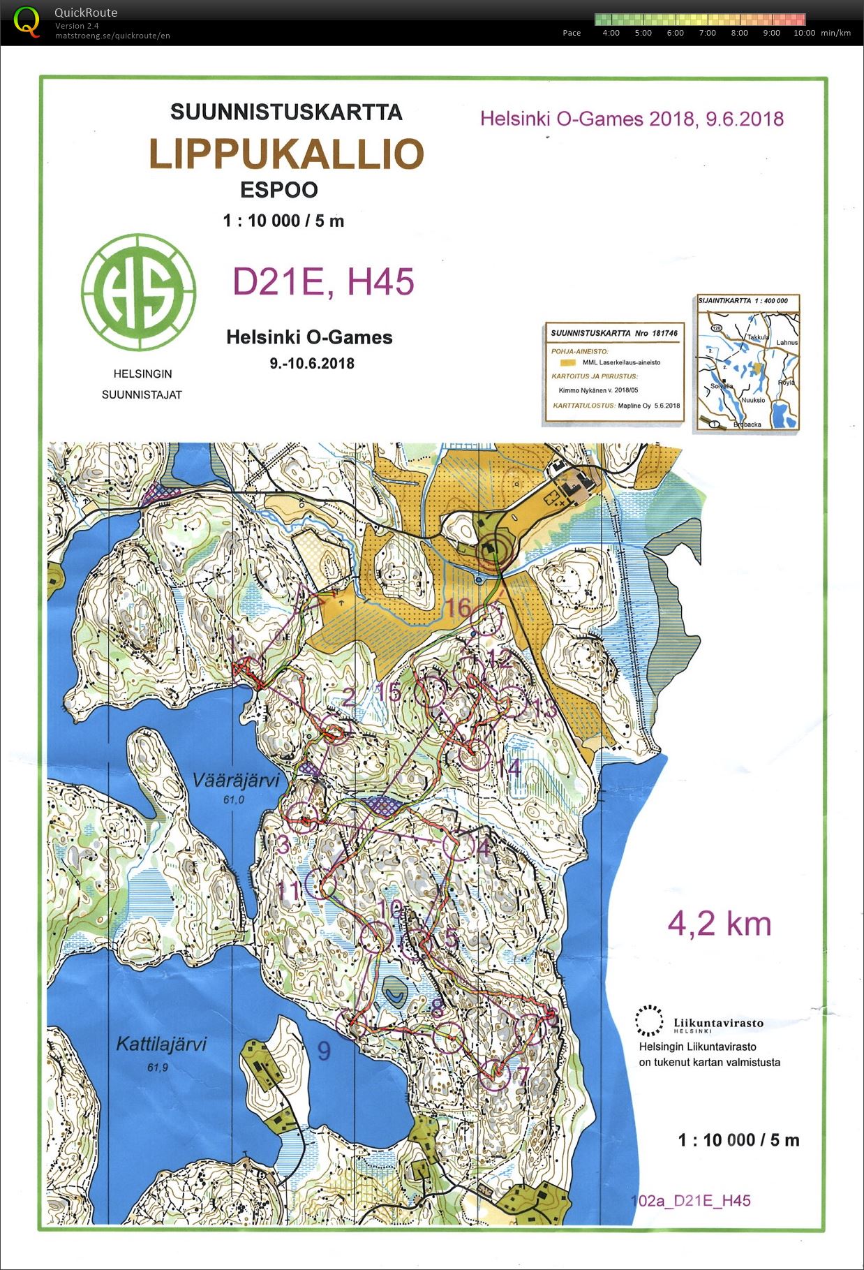Helsinki O-Games lauantai (09/06/2018)