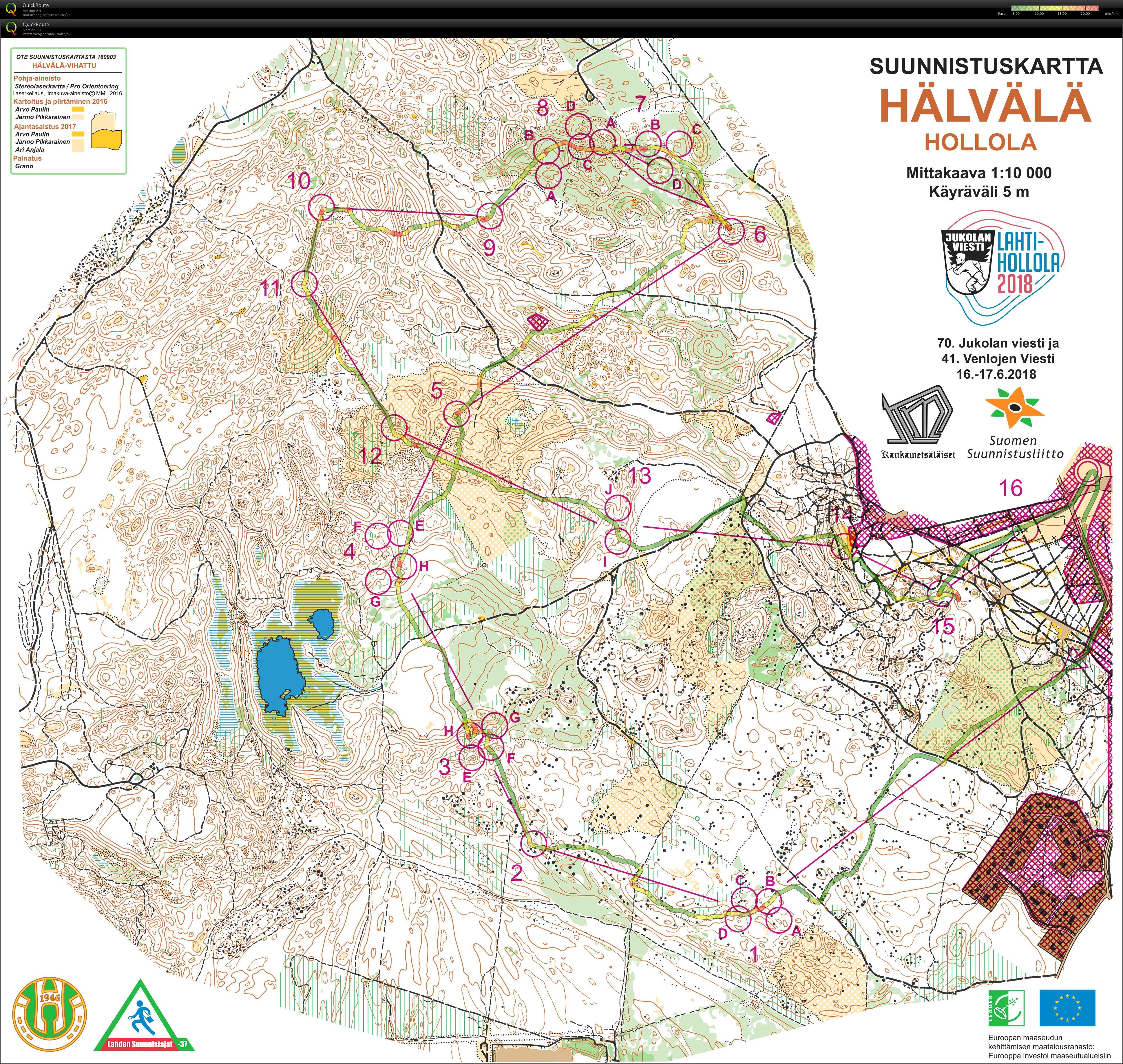 Jukola 2018 5. osuus (17/06/2018)