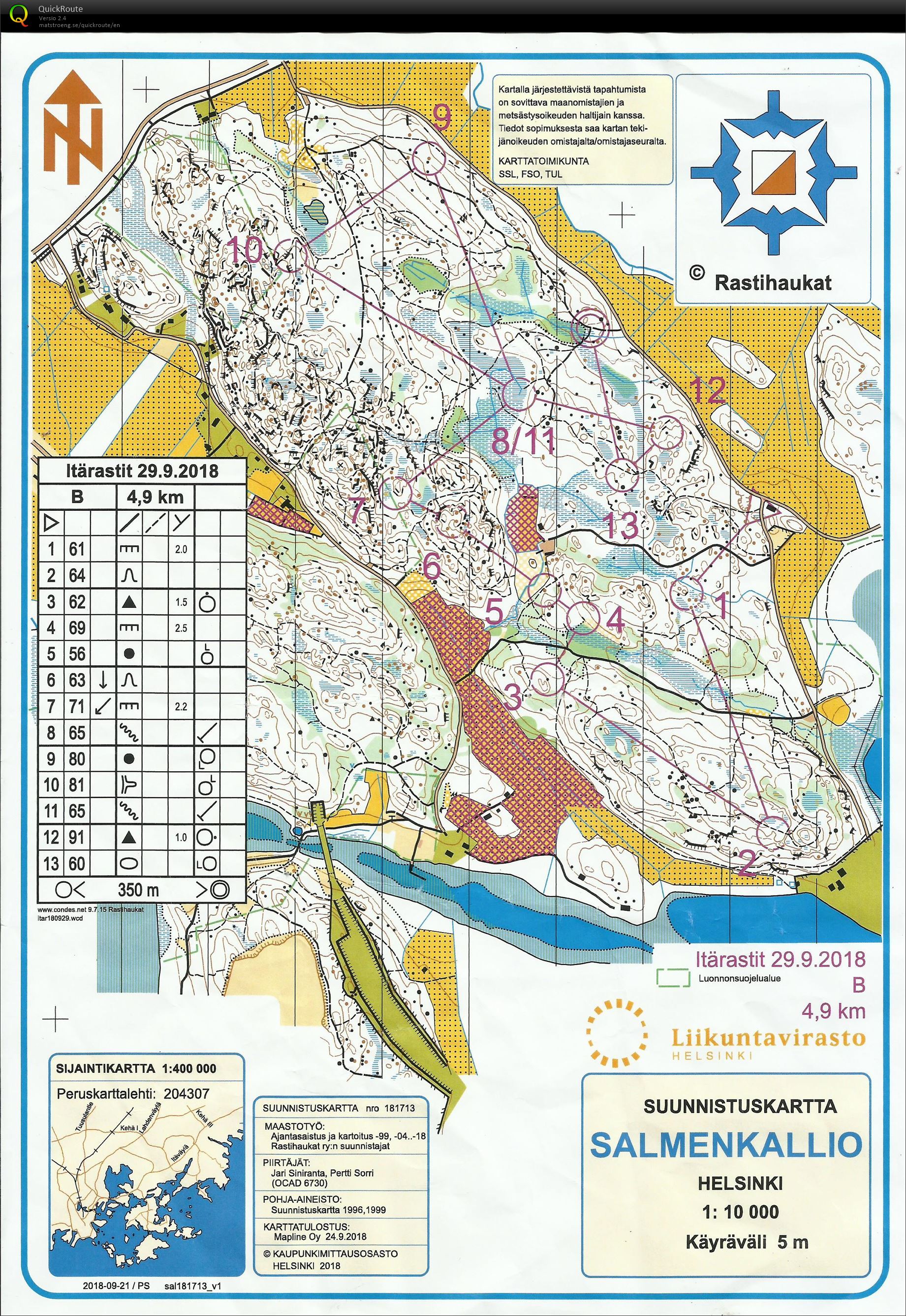 OC Puisto päivämestis 2018 (29/09/2018)