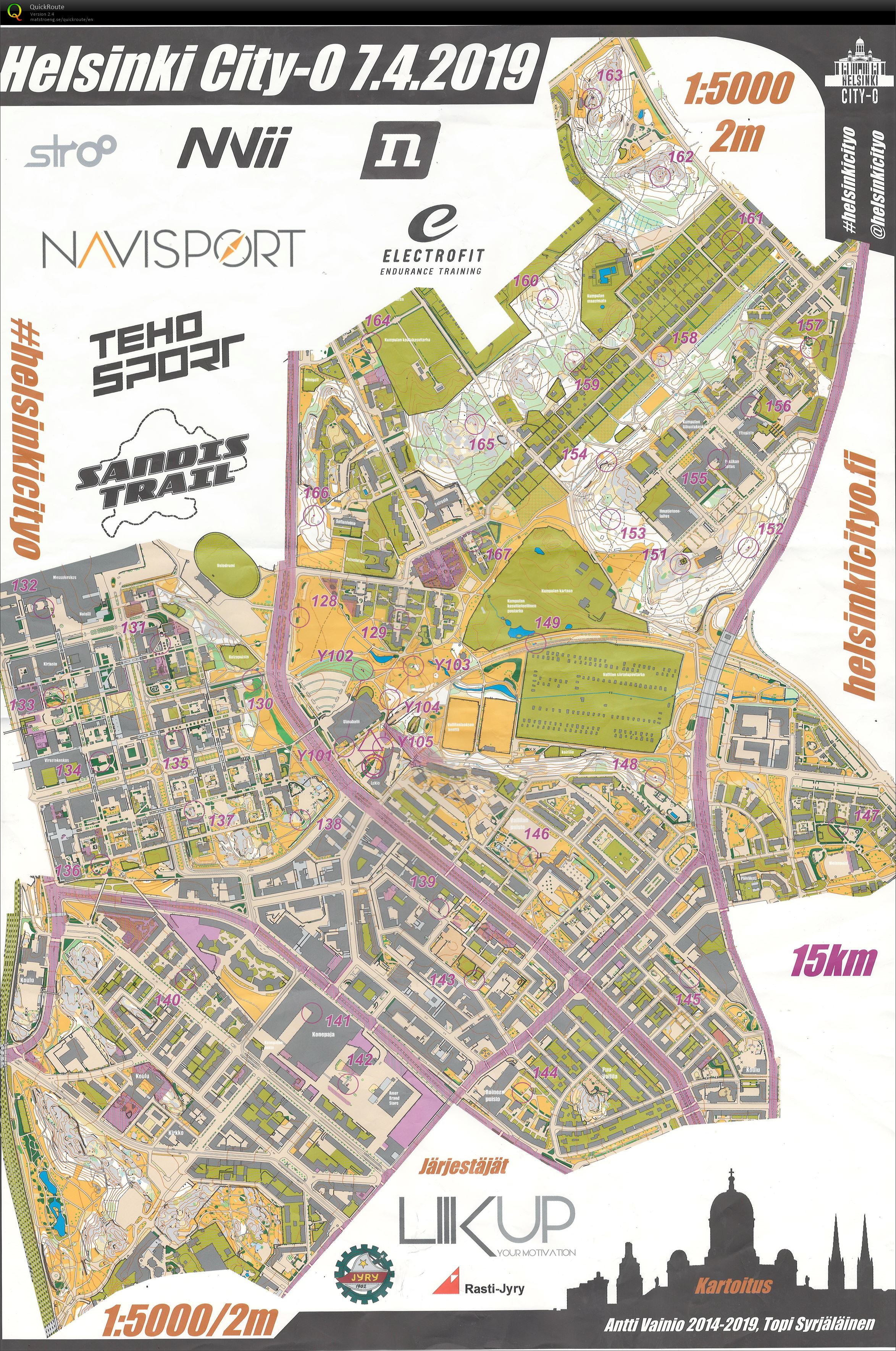 Helsinki City O 15 km (07/04/2019)