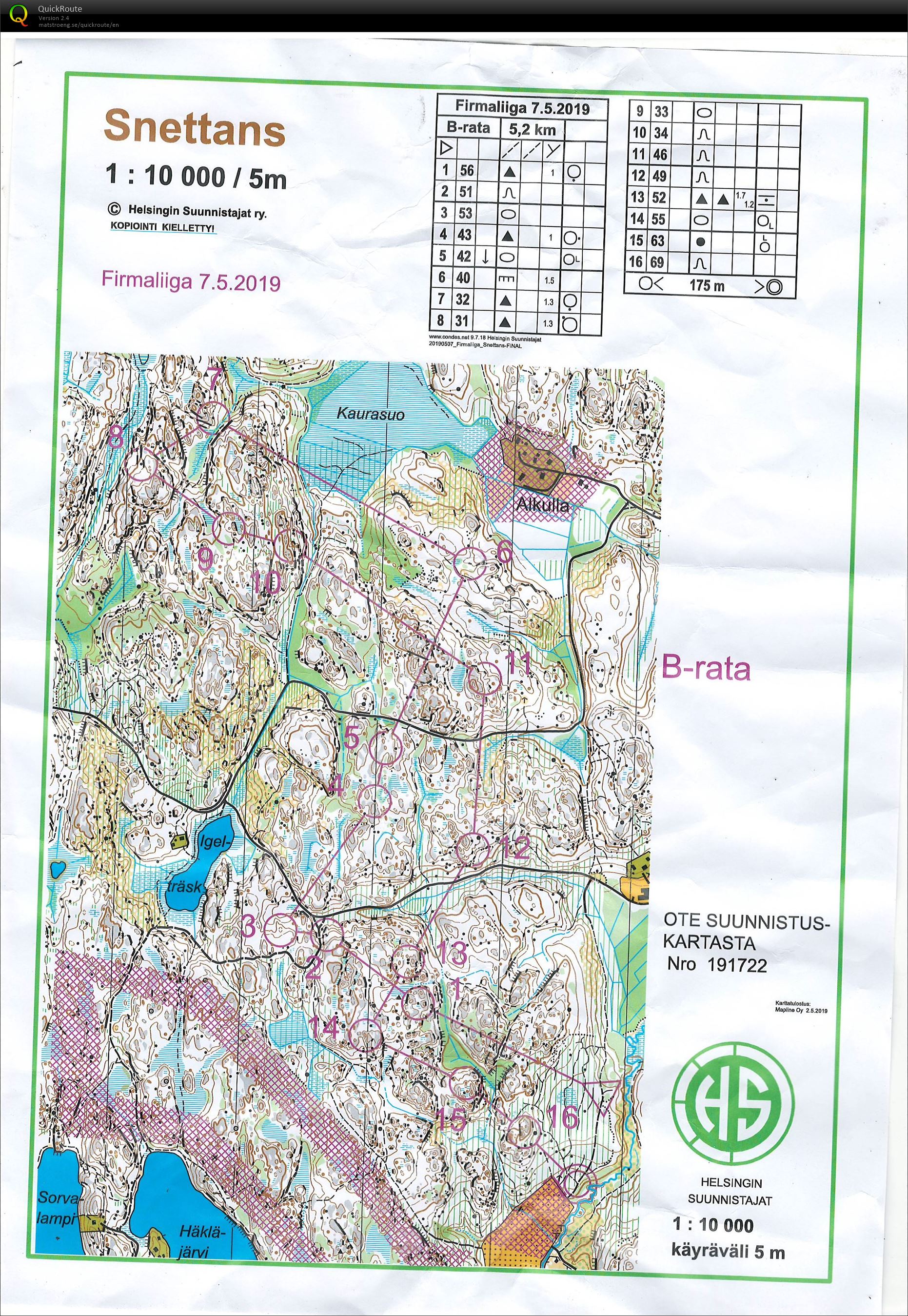 Firmaliiga Snettans (07-05-2019)