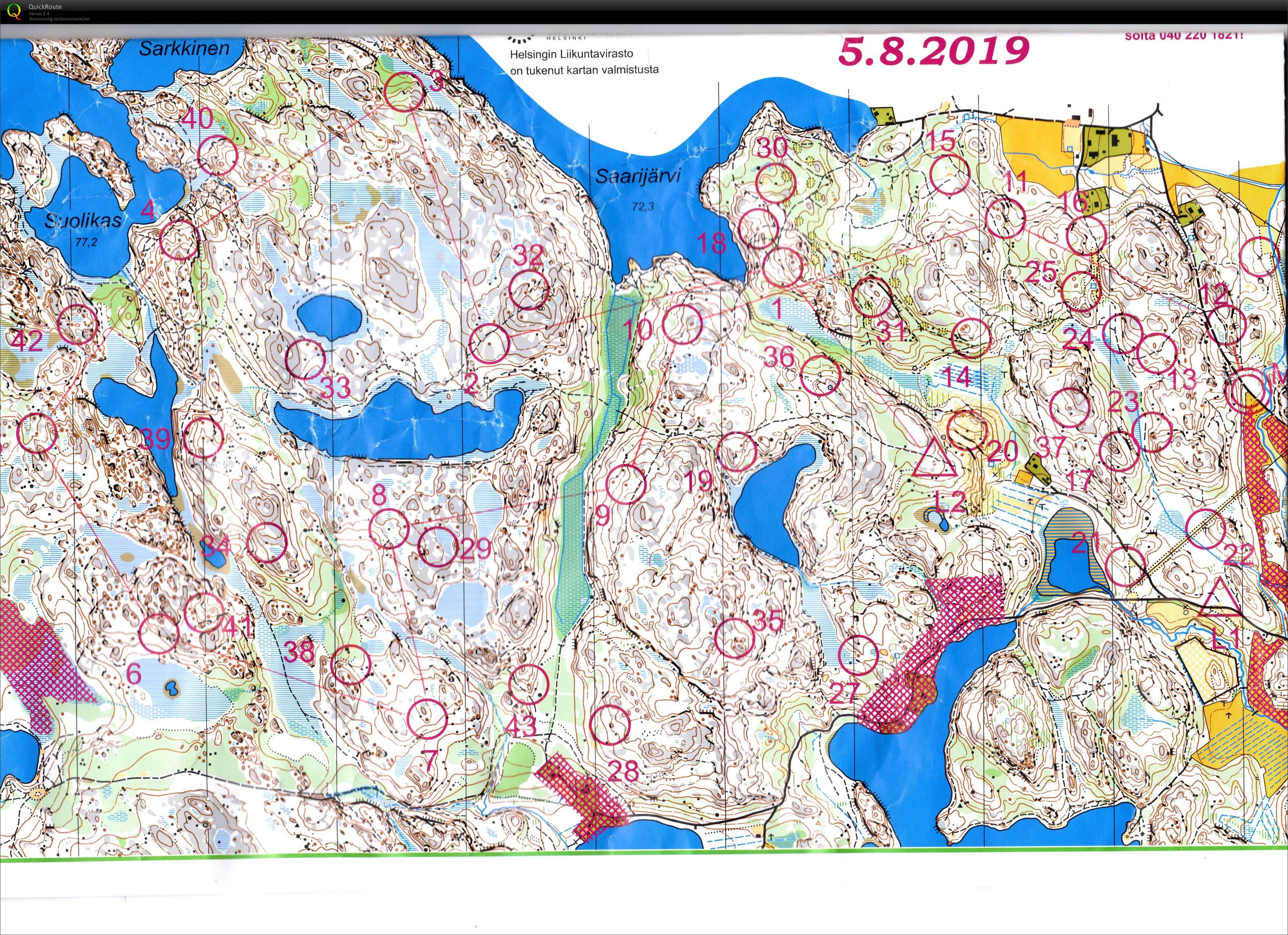 Iltarastit Velskola 7km (05/08/2019)