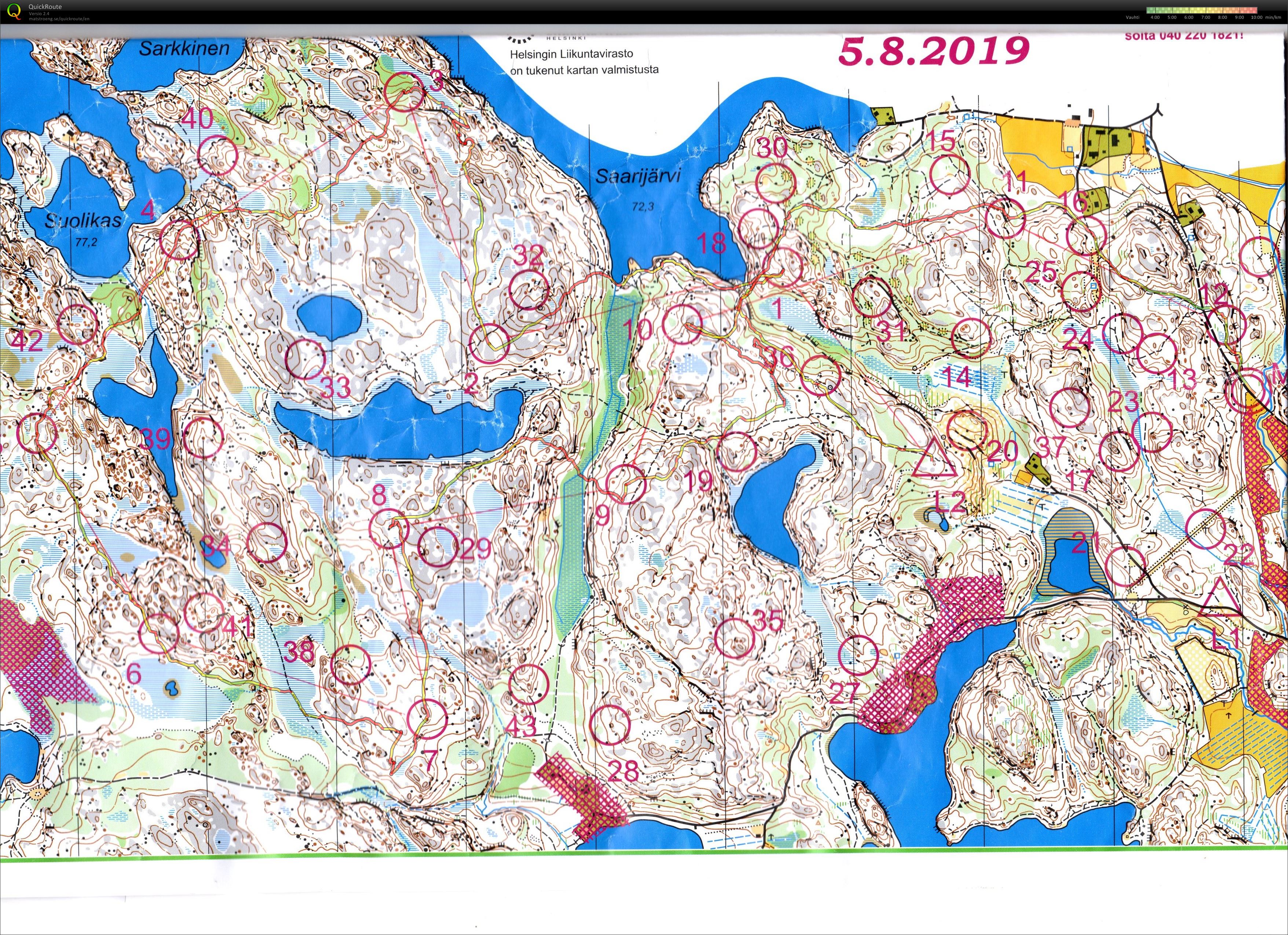 Iltarastit Velskola 7km (05/08/2019)