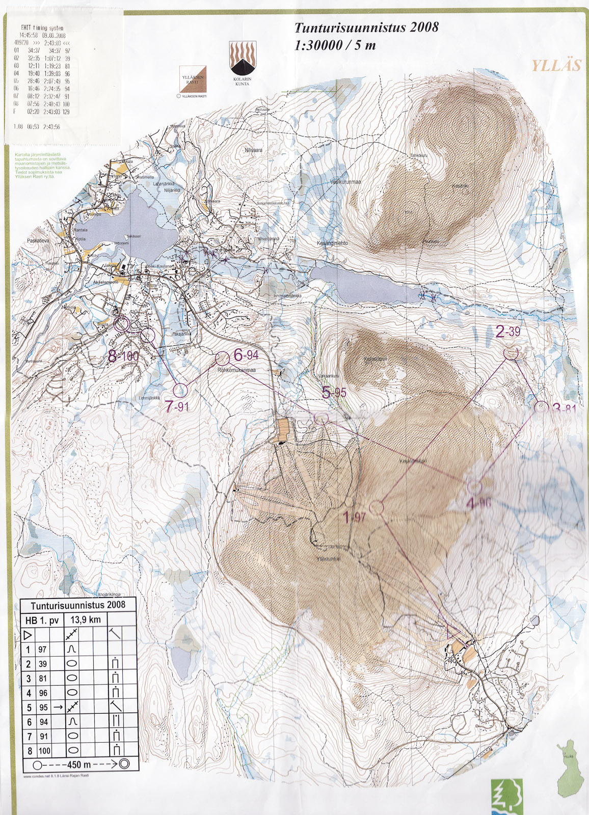 Ylläs 2008 - 1.päivä (09/08/2008)