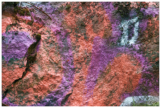 Paintings in the rock